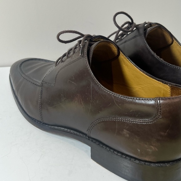 Cole Haan 11.5 Brown Derby Classic Dress Shoes Full Grain Leather Business - Picture 8 of 14